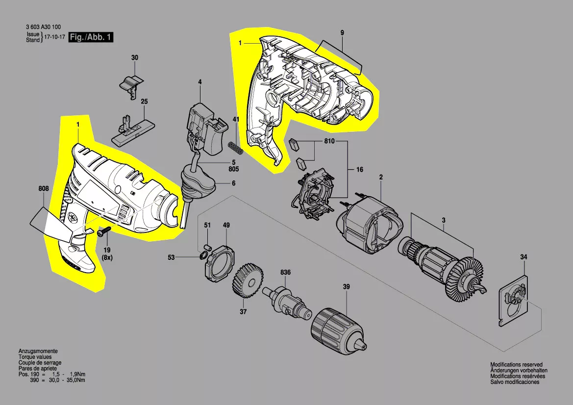 Coquille réf. 1 605 806 5BM Bosch